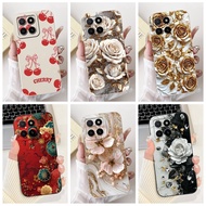 Shockproof Casing For Honor X5b GFY-LX2 / Honor X5b Plus GFY-LX2P Phone Case Popular Flower Cherry S
