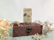 手工刻印客製對章 • 姓名方章 • 巴林石印章 參玖