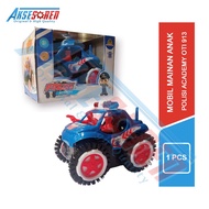 Academy Tumbling Police Car Children's Toy Accessories [OTI 913] Boys' Toy Car/ with Thorns