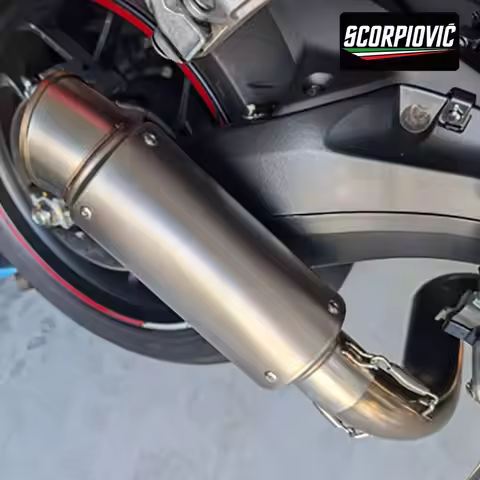51MM GP Style Exhaust Muffler For MT07 MT09 400NK Z250 MSX125 R6 CB400X Z750 R1 C10