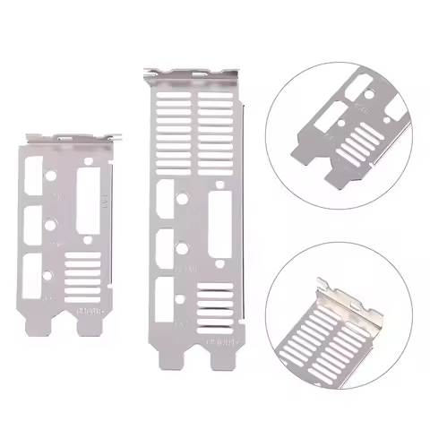 BackPlate Bracket Baffle for GIGABYTE GTX730, 750, 1050Ti, 1650, I/O Shield Included