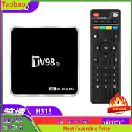 การค้าต่างประเทศ TV98 Q Set-Top Box H313 4K HD WiFi Android Mini Internet TV Box Box TV Brand Sale