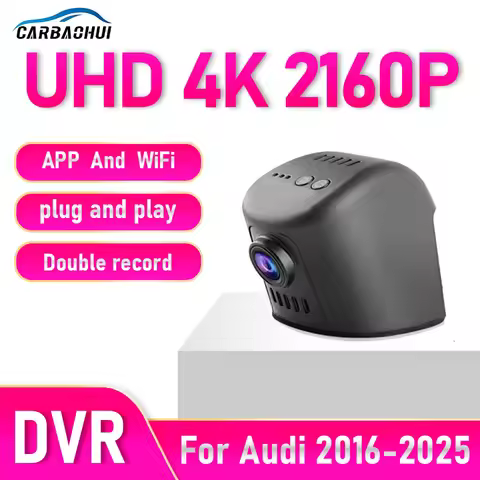 Dash Cam for Audi A1 A3 A4 A5 A6 A7 A8 Q2 Q3 Q5 Q7 Q8 TT RS S 2016 to 2025,4K Dashcam Wifi Dash Came