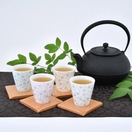 櫻花圖案茶杯 (H) 銀