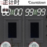 [Meimeier] 3d Wall Clock 8-Digital Digital Clock Wireless Remote Control Electronic Clock LED Luminous Display Living Room Art