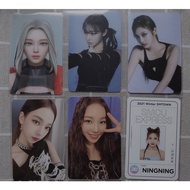 Photocard AESPA (karina, giselle, ningning)