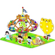 3d 3D Puzzle Villa Car Military Model Children's Toy Gift Classroom Handicraft Toy3d Puzzle Assembly