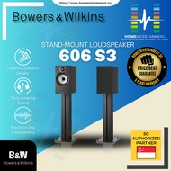 BOWERS &amp; WILKINS B&amp;W 606 S3 BOOKSHELF SPEAKERS (5 YEARS WARRANTY) [IN-STOCK] (PRICE FOR PER PAIR)