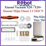 Phụ Kiện Robot Xiaomi X20 X20 Plus (X20+) khăn giẻ lau túi rác chổi cạnh lọc Hepa