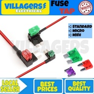 Fuse Holder Add on Micro Standard Blade Fuse Tap adapter Holder Fius Tap