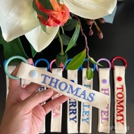 KD105Personalized Embroidered Name Tags for your Bag Tag, Key Chain, Luggage, Water Bottle, Christmas Gift, Travel