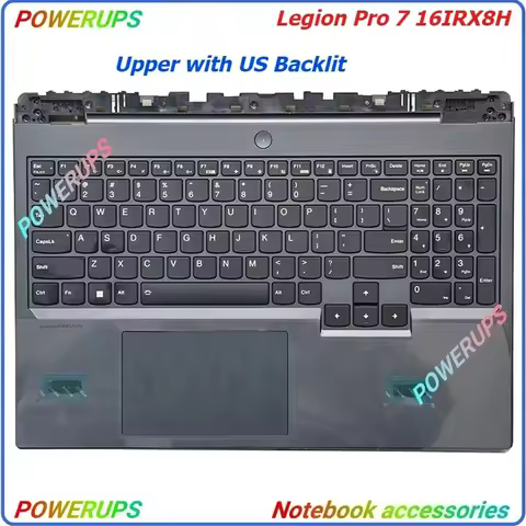 New Laptop US Backlight Keyboard & Upper/ Palmrest Case/Cover/Shell Touch Pad For LENOVO Legion Pro 