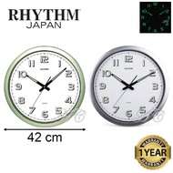 Rhythm Silent Silky Super Luminous Wall Clock (Bright Luminous Wall Clock) CMG805 RTCMG805