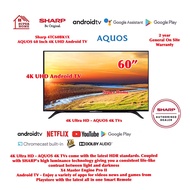 Sharp Android TV 60 inches 4K UHD Android TV 4TC60DK1X Sharp Android TV Smart LED