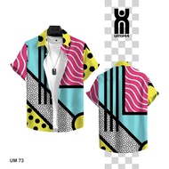 KEMEJA Vintage printed old style shirt um73