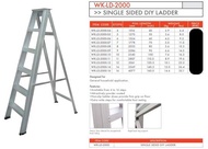 STRONG MAN High Quality Aluminium Ladder - Single Side Ladder - Tangga - 7Step