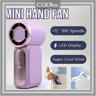 X688 【 SUPER MINI】 Portable Handheld 100 Speed Mini Fan Rechargeable Cooling Fan Fan Tangan Kipas
