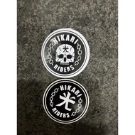 Skull Riders Hikari Mobil Sticker (1pcs)