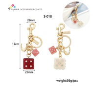 GANTUNGAN Dice Bag Charm Dice Keychain ExclusiveKeychain Elegant Bag Accessories / Key Chain / S-018