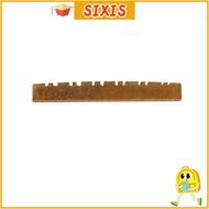 SIXIS 12 String Guitar Nut, Brass Material Brass Color Brass Guitar Nut, Tuning Stability Sturdy Con