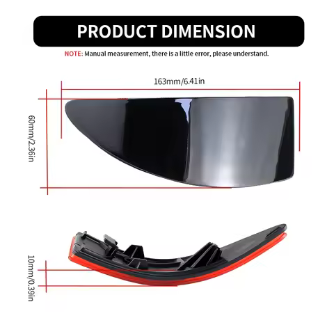 2PCS Only Shells No Bulbs Rear Bumper Brake Light Covers Canbus ​For Lexus IS250 IS350 XE20 Excludin