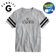 KATUN Original Distro T-shirt Islamic Words 'IS MY IDEOLOGY AL-QUR'AN' Combed Cotton Material 30S 69