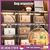 Bag Organizer popmart display box display box acrylic box figurine display case Removable Shelf acrylic display case 展示柜