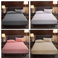 🔥 SG READY STOCK🔥 Premium Fitted Bedsheet | Mattress Cover | High Quality Full Cotton Fabric | Single/Queen/King/ Size