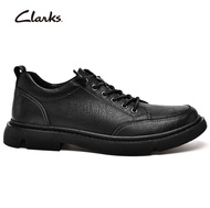 Clarks Shoe Men รองเท้าลำลองผู้ชาย UN TRAIL APRON สีดำ รองเท้าผู้ชาย Men's Leather Shoes Formal Shoe