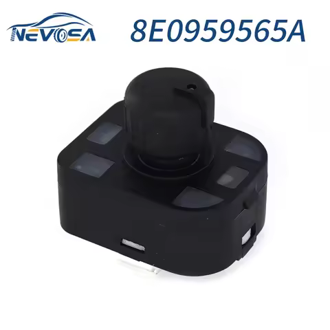 NEVOSA For Audi A3 A4 S4 B6 B7 A6 Car Rearview Rear Mirror Control Switch Adjust Knob Electric 8E095
