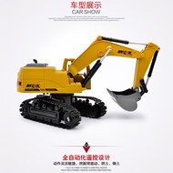 Kereta Kontrol Remote Control Excavator Construction Toys Backhoe Jengkaut Mainan Budak Lelaki Maina