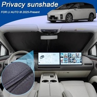 Car Black Window Privacy Sunshade For LI AUTO I8 2025-Present Auto Anti-UV Heat Insulation Protect C
