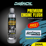 DashOil Premium Engine Flush 200ML 4T 4AT LC135 Y15ZR RSX150 RS150 EX5 FZ150I KAWASAKI HONDA YAMAHA 