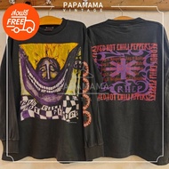 [REDHOT CHILLI PEPPERS] WORLD TOUR @94 Bio washed long sleeve shirt Rock Band vintage papamama