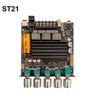 【ของแท้ 100%】ZK-ST21 TPA3221 100W*2+200W DC 12-30v รองรับ ปรีไมค์ zk amp แอมป์จิ๋วขับซับ zk3002 zk16