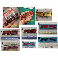 Emblem rs honda city emblem logo rs hrv crv jazz gk HRV CRV