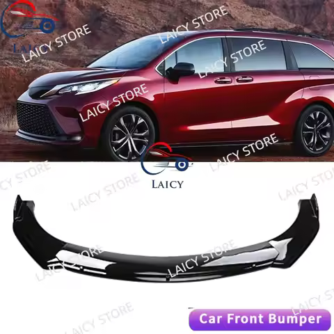 LAICY Car Front Body Bumper For T0yota Sienna Lower Spolier Lip Chin Diffuser Splitter Air Dam Kit P