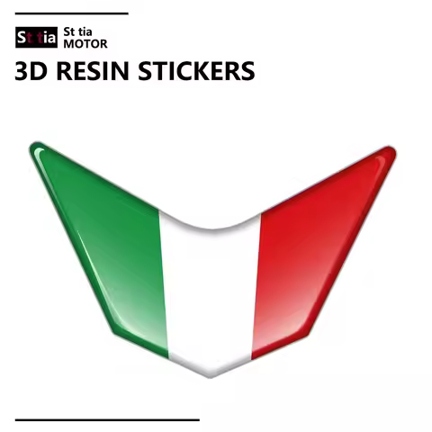 3D Resin Motorcycle Front Fairing Decals Italy Sticker Case for Ducati 959 969 1199 1299 PANIGALE V4