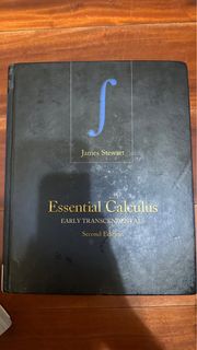 微積分Essential Calculus Early Transcendentals (second edition)