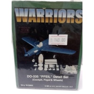 Warriors WA W1001 DO-335"PFEIL" detail set cokpit,flaps & Wheels. resin kit