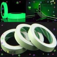 AMBER Self Adhesive Fluorescent Tape stick  Warning Stickers