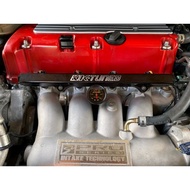 K-Tuned Black Fuel Rail + Fuel Pressure Meter for Honda FD2 DC5 CL7 EP3 FN2 Type R K20 / K24 Ktuned