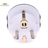 [DelicationS] German Standard Conversion Plug FR AU US UK To EU Euro Korea Universal Travel Adapter 
