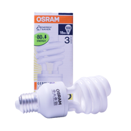 Osram E27 8W/11W/18W Spiral Energy Saving Bulb - Warm White 2700K / Cool White 6500K