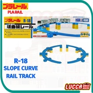 Takara Tomy Plarail R-18 Slope Curve Rail Track