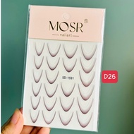 5D sticker silk nail sticker New Model nail sticker nail art accessories