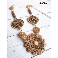 Ethnic Necklace A247 Women's Necklace Accessories Hijab Necklace LongTALI Party Necklace