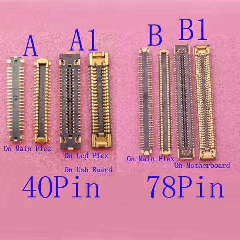 5-50Pcs LCD Display Screen Charger Flex Plug FPC Connector For Samsung Galaxy A32 A325 A72 A725 A82 