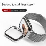 For apple watch case  Tempered Glass Screen Protector Case for iwatch  waterproof plating case