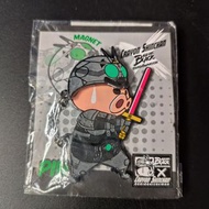 蠟筆小新 x Black 幪面超人 Shadowmoon 假面騎士 襟章 徽章 週邊配飾 肥嘟嘟左衞門 AA04720